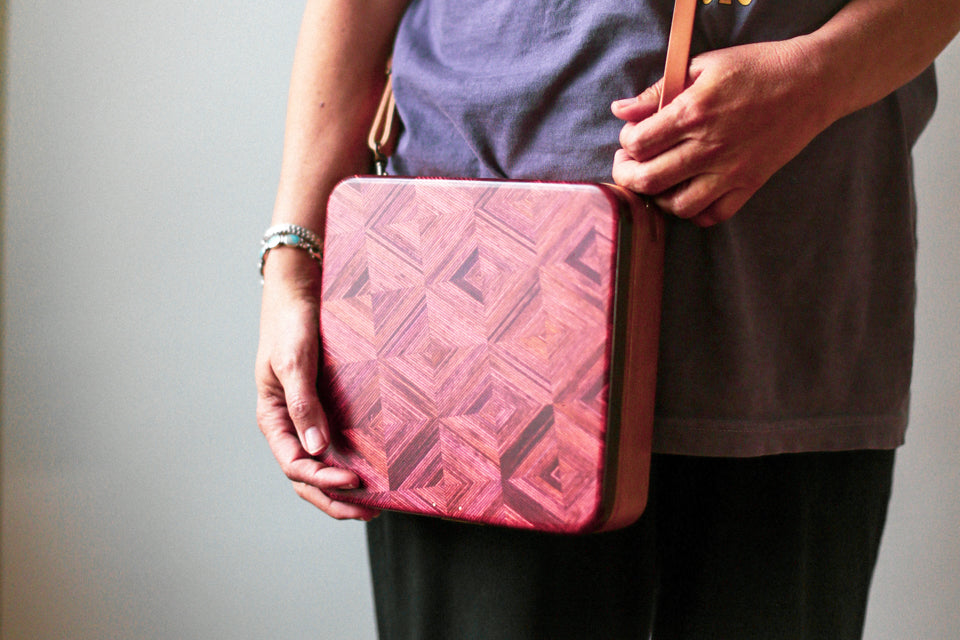 patterned purse