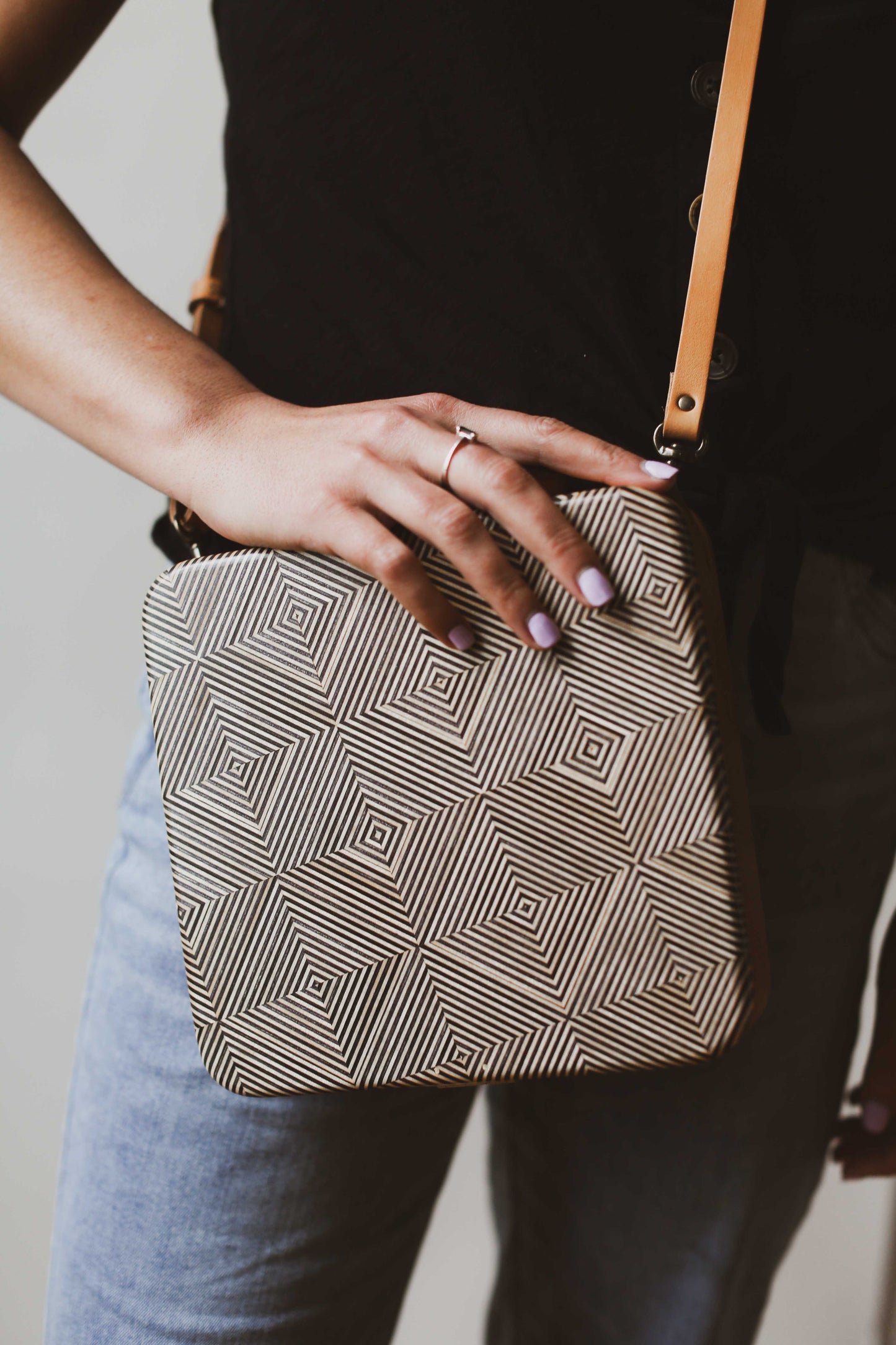 patterned purse