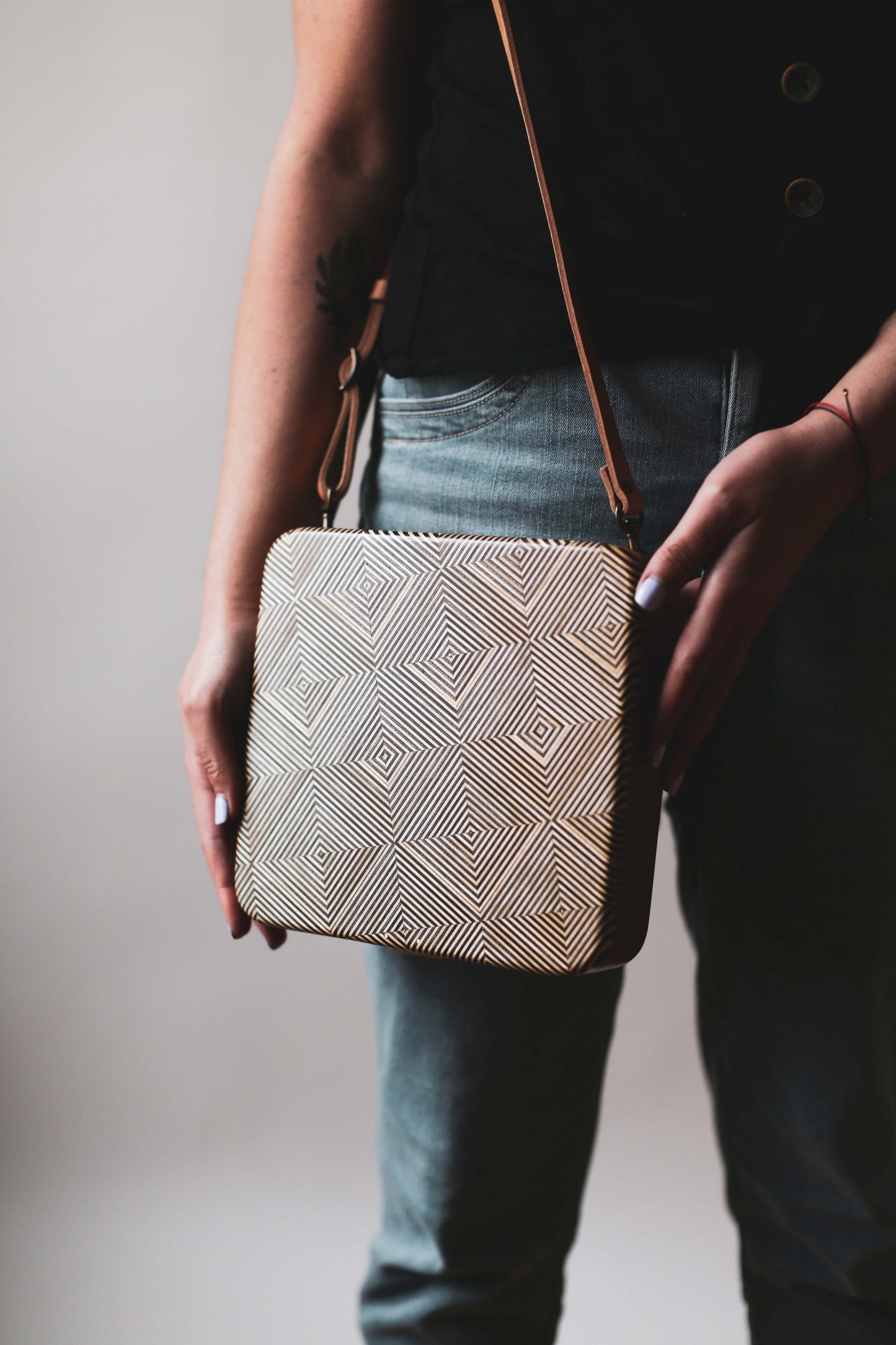 patterned purse