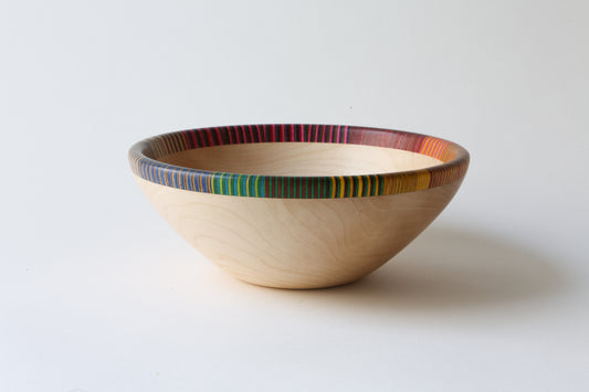 rimmed bowl
