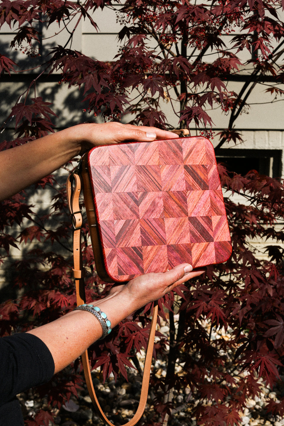 patterned purse