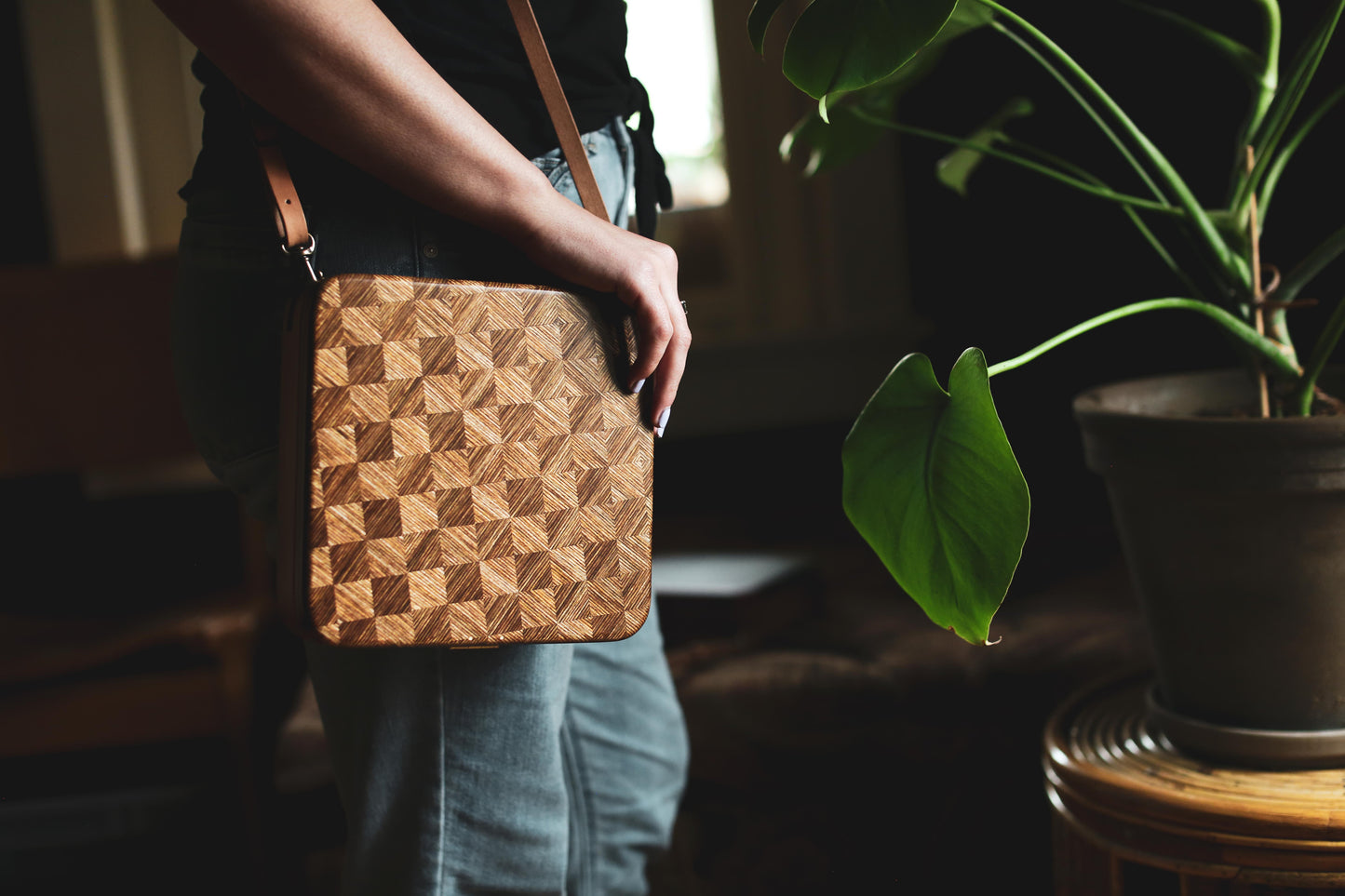 patterned purse